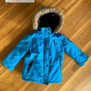 Big Chill turquoise blue expedition series winter parka jacket bubble coat 4T